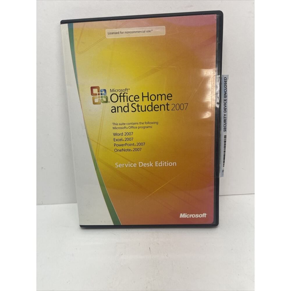 Microsoft Office Home and Student 2007 Service Desk Edition with Product Key